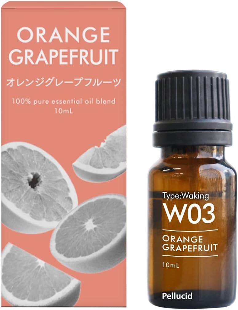 ペルシード エッセンシャルオイル オレンジグレープフルーツ フレッシュでかすかな甘さが漂う、誰からも好かれる香り 10ml WPA-W03