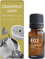 ペルシード エッセンシャルオイル グレープフルーツミント 気持ちをスッとさせる、⾃然な爽やかさが⼼に残る⾹り 10ml WPA-E03