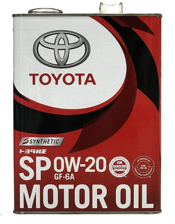 トヨタ　モーターオイル　SP　0W-20　4L
