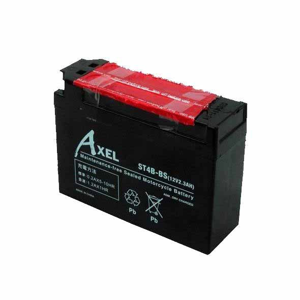 G&Yu AXEL バイク用バッテリー ST4B-BS (互換：YT4B-BS・FT4B-5・GT4B-5・KT4B-5)
