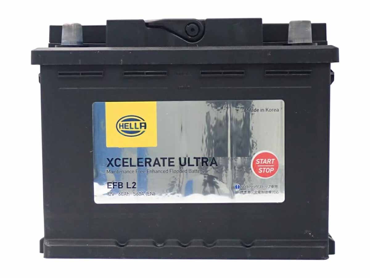 HELLA 高性能欧州車EFBバッテリー  アイドリングストップ車対応(60AH)　EFB-L2 (互換:EL600-L2,82060)